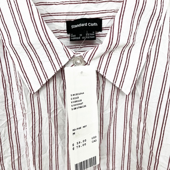 Urban Outfitters Men’s Crinkle Long Sleeve Shirt Oversized Medium - Picture 6 of 10